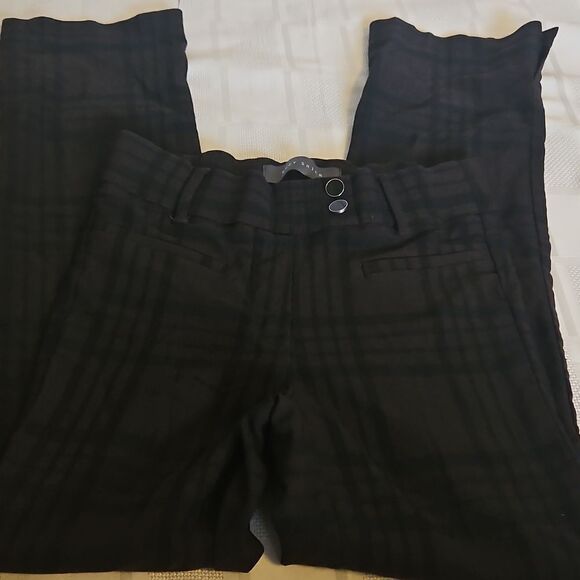 Suzy Sheir Black & Brown Plaid Pants - Picture 16 of 16